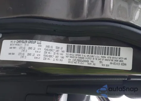 2014 Jeep Cherokee Trailhawk z USA, uszkodzony, nr VIN 1C4PJMBB3EW200490